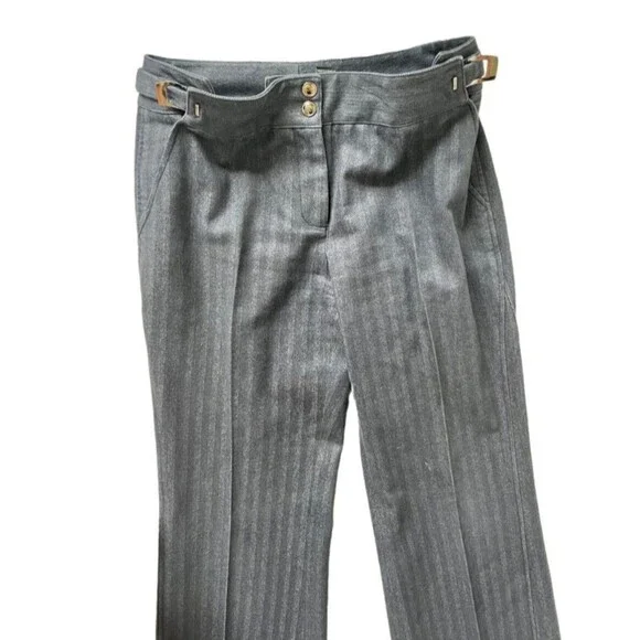 Etcetera 2 Piece Denim Pant Suit Set With Fringe Detail Size 4 - Picture 13 of 15